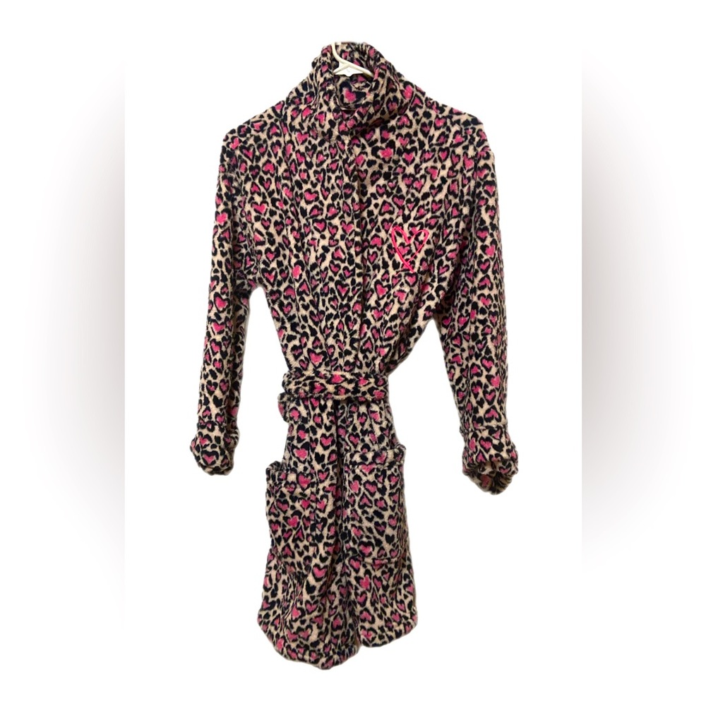 Victoria’s Secret- Pink/Brown Cheetah Print Robe